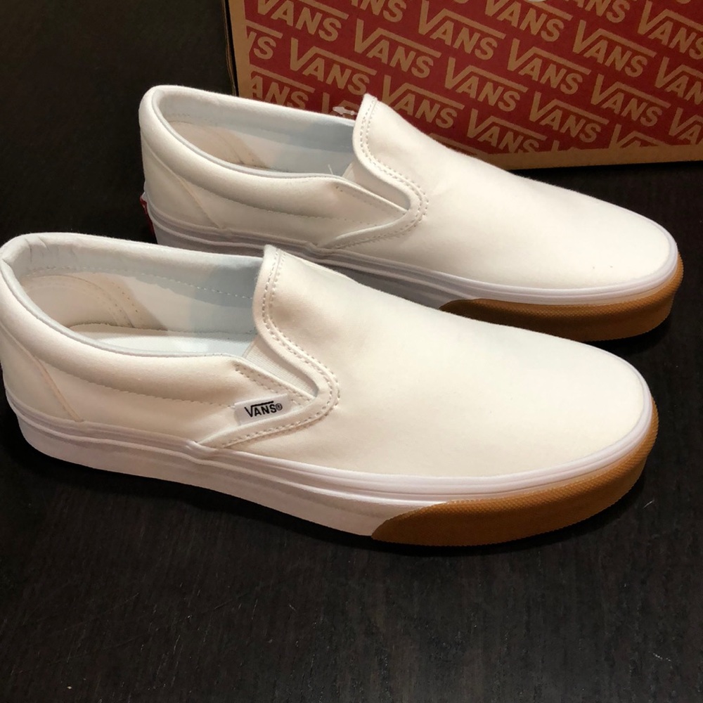 Vans Classic Slip-on Gum Bumper True White
